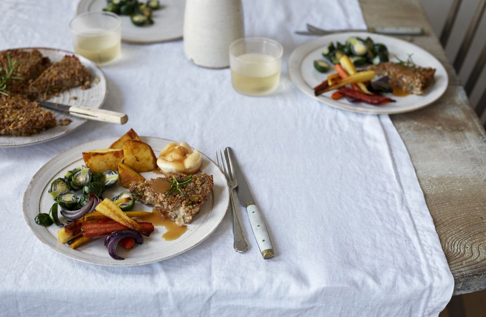 Crank’s Nut Roast from Rose Elliot's Complete Vegan by Rose Elliot