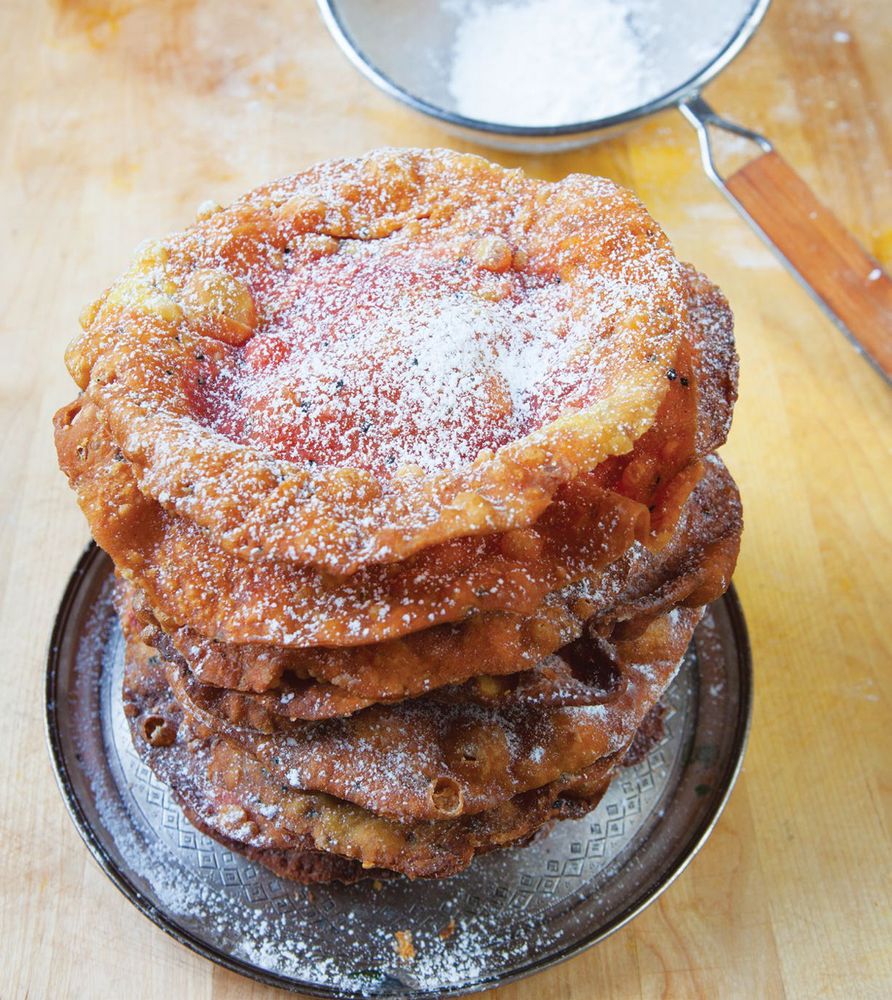 DeepFried Flat Bread from Cooking in Iran Regional Recipes and Kitchen Secrets by Najmieh