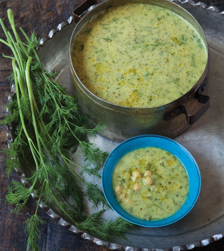 Yogurt + Chickpea Osh from Cooking in Iran: Regional Recipes and ...
