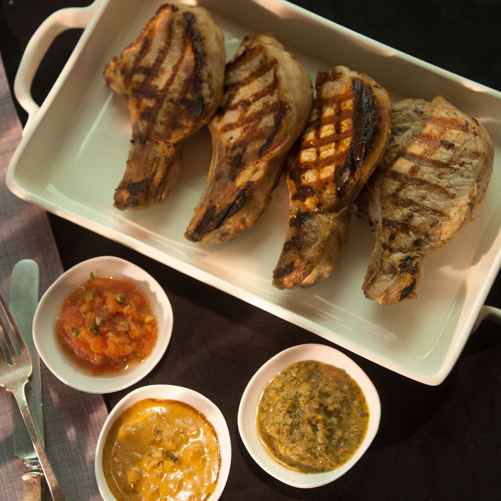Sautéed Pork Chops from Cooking by James Peterson