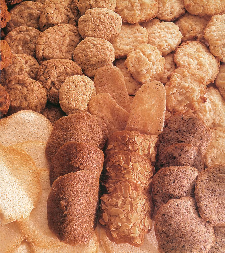 Hazelnut Tuiles from Cookies Unlimited by Nick Malgieri