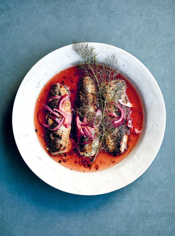 Fried Herring in Vinegar from Copenhagen Cult Recipes by Christine