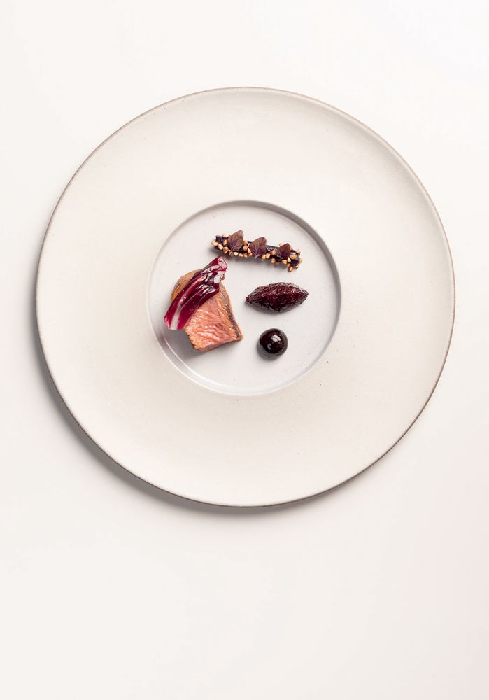 50-day Aged Beef, Cherry Mustard, Salsify, Black Garlic from Catalogued ...