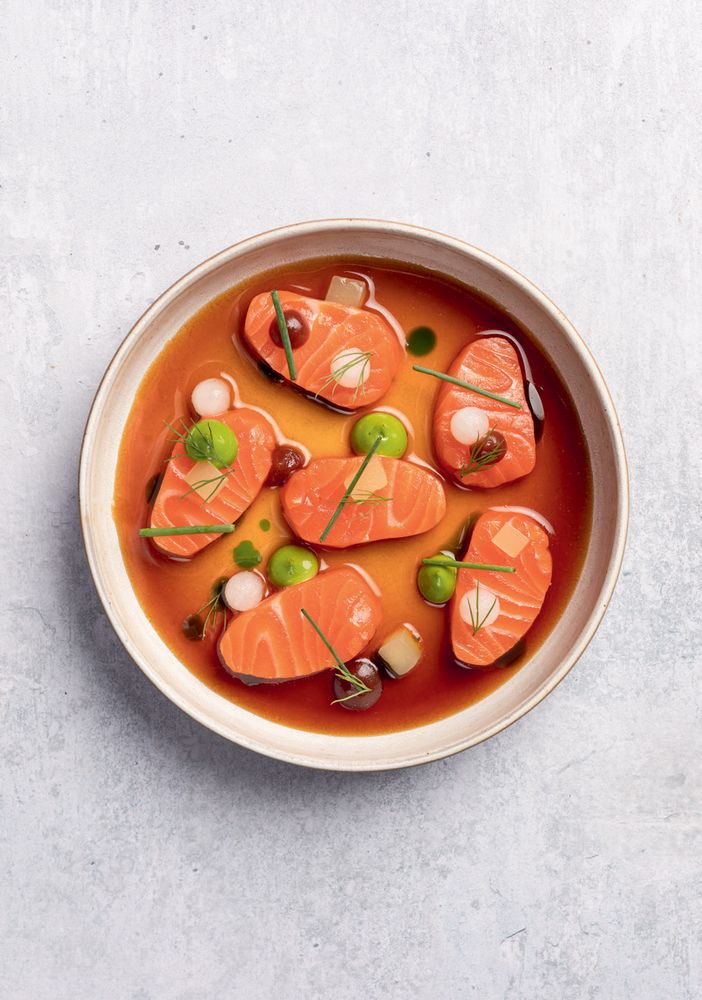 Cured Trout, Ponzu, Cucumber, Kohlrabi from Catalogued Ideas and Random ...