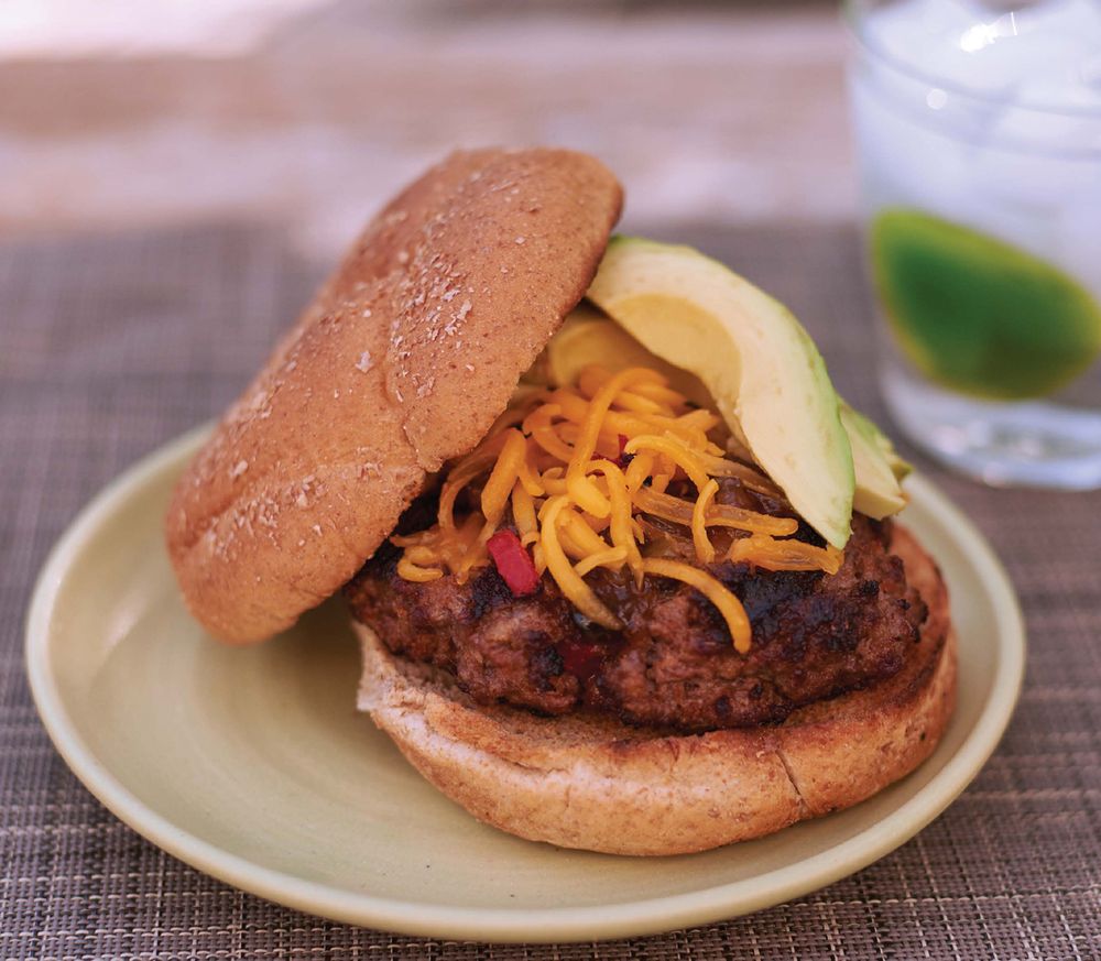 Baja Burgers from The Campfire Foodie Cookbook: Simple Camping Recipes with Gourmet Appeal by Julia Rutland