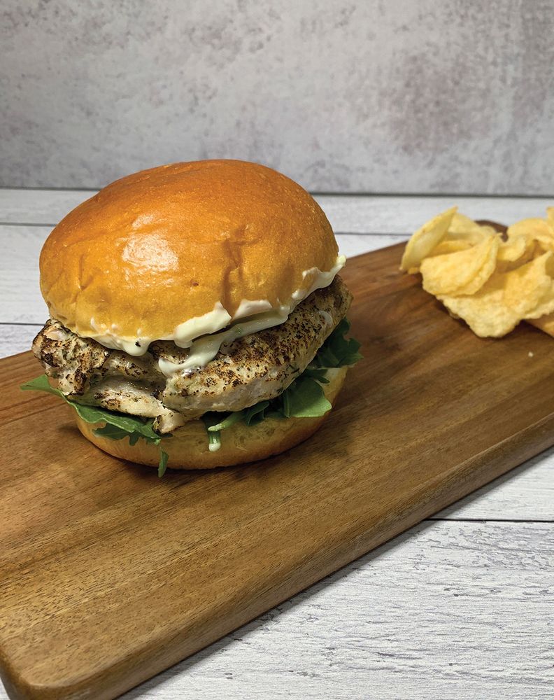 Rockfish Burger with Key Lime Aioli from Champions of Sous Vide A