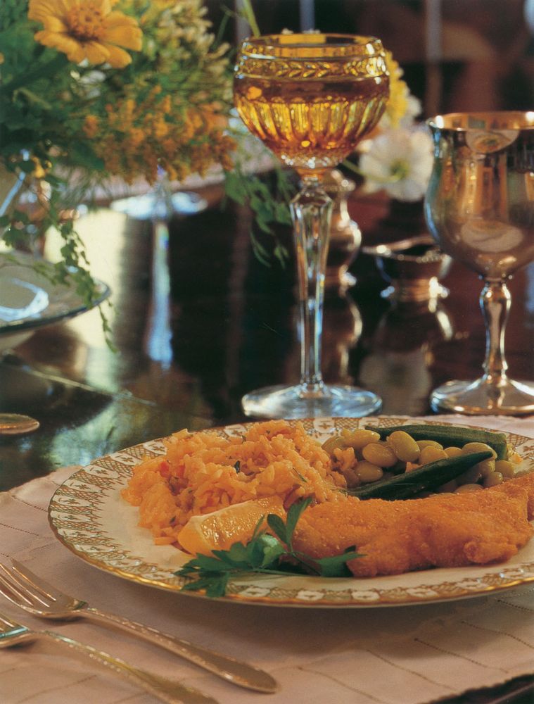 Fried Catfish from Hoppin' John's Charleston, Beaufort & Savannah