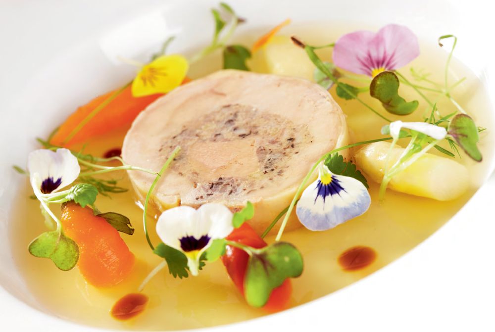 Corn-Fed Chicken from Les Landes, Stuffed with Duck Foie Gras, Morels ...