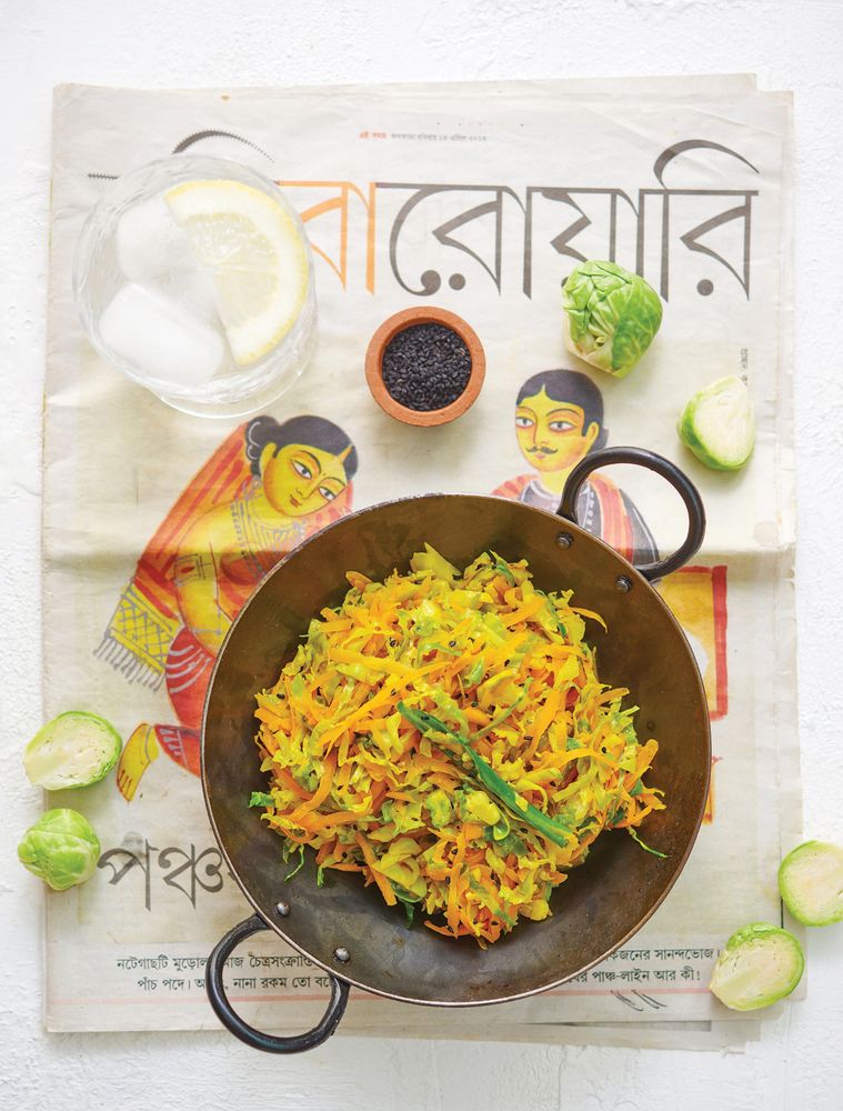 Nigella Seed, Sprout and Carrot Curry from Chilli & Mint Indian Home Cooking from A British