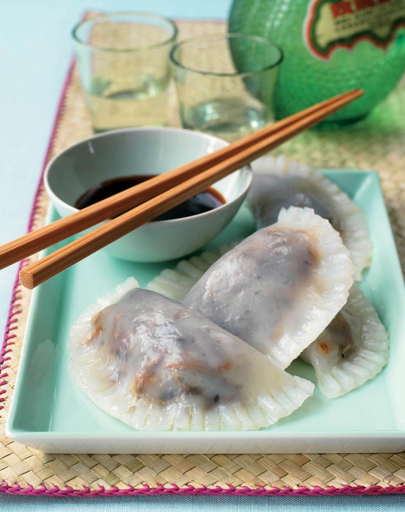 Jicama Dumplings from China A Cookbook by Terry Tan