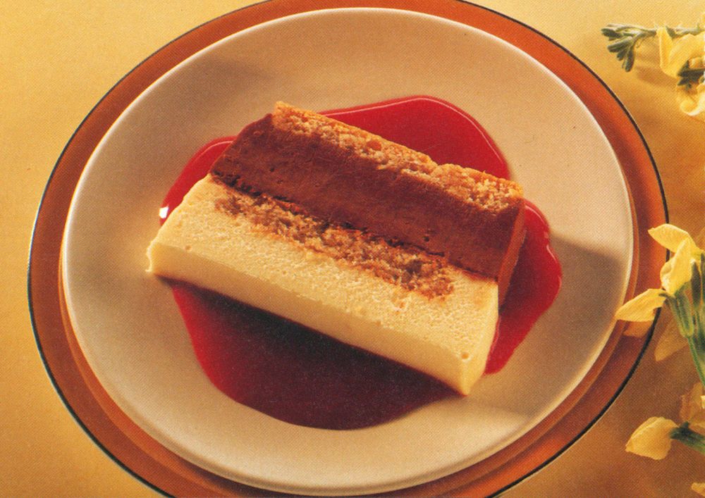 Black and White Hazelnut Terrine from The Chocolate Lover's Cookbook by