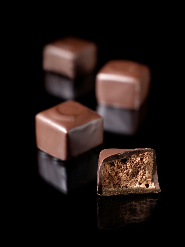 Milk Chocolate Soufflés from Chocolates and Confections Formula