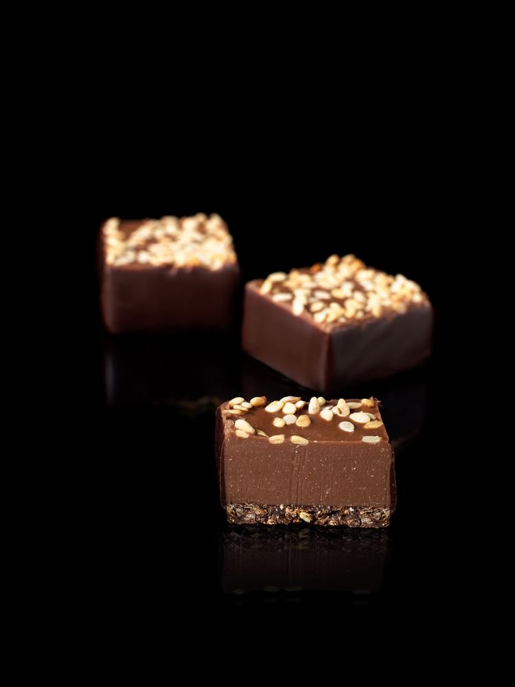 Sesame Squares from Chocolates and Confections Formula, Theory, and
