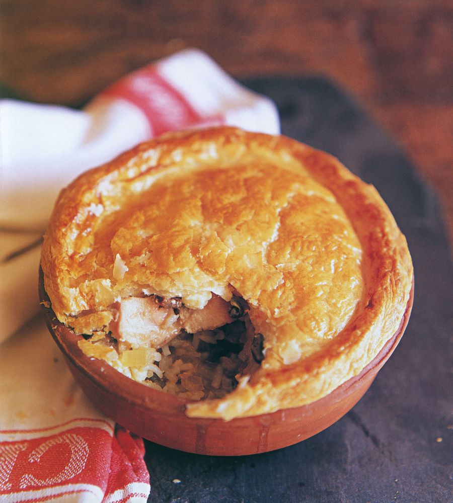 Cretan rabbit pie from Clarissa's Comfort Food by Clarissa Dickson Wright