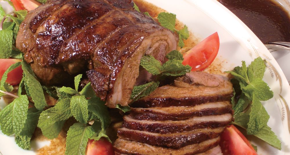 Roast Leg of Lamb from Classic Lebanese Cuisine 170 Fresh And Healthy