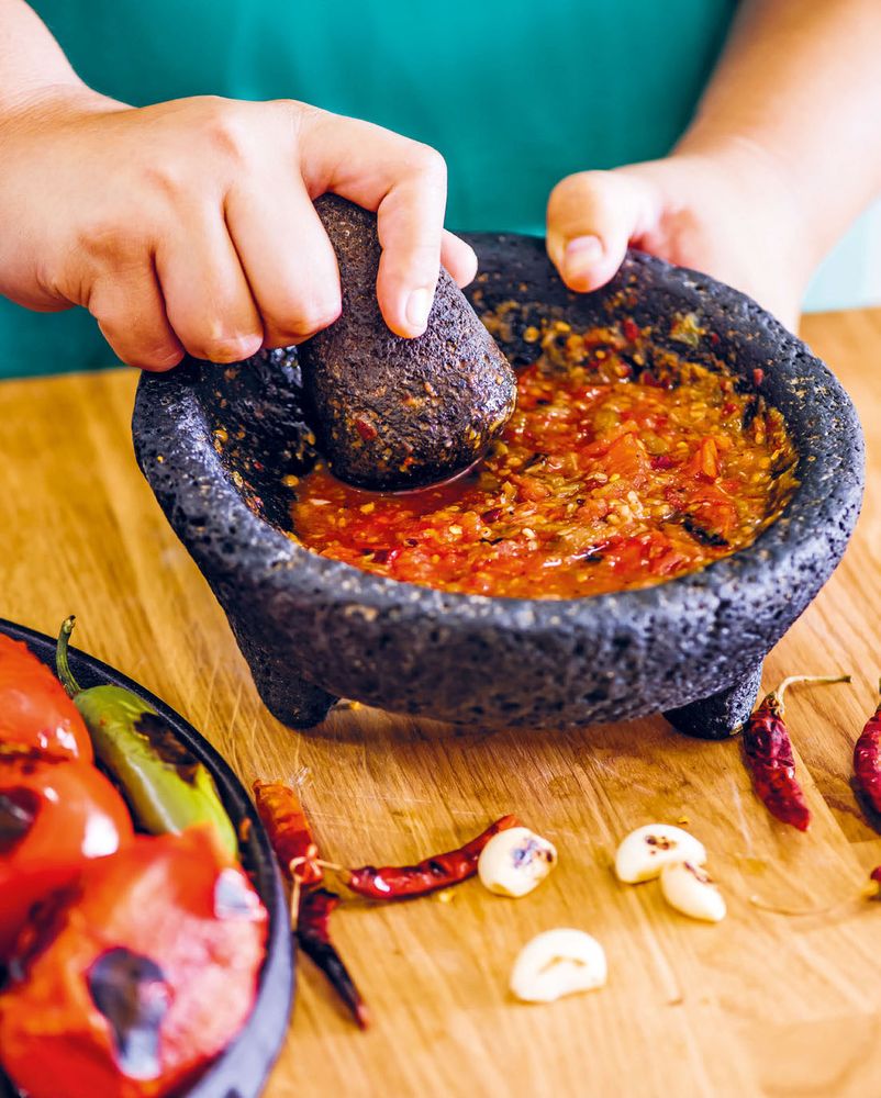 Rustic Mexican Salsa from Claudia's Cocina A Taste of Mexico