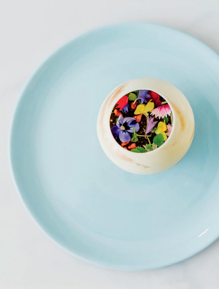 Jasmine Tea Panna cotta from A Culinary Journey 70 Le Cordon Bleu