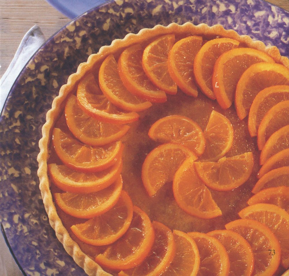 Florida Orange Tart from American Baking by Patricia Lousada