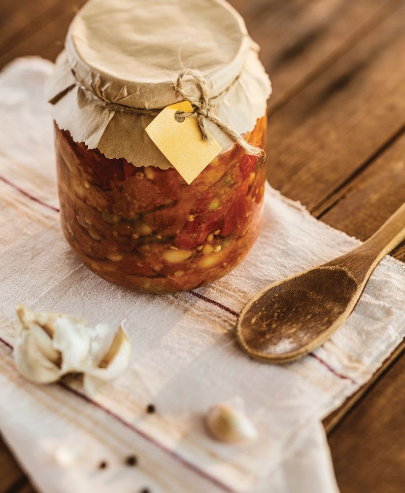 Stewed Tomatoes from Amish Canning & Preserving by Laura Anne Lapp