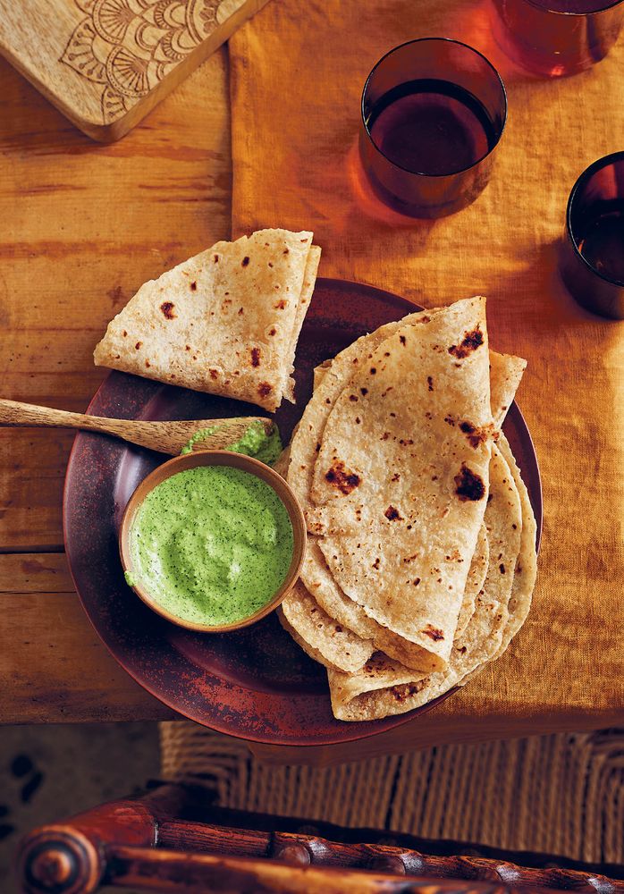 Dadi’s coriander chutney from Andaza A Memoir of Food, Flavour and