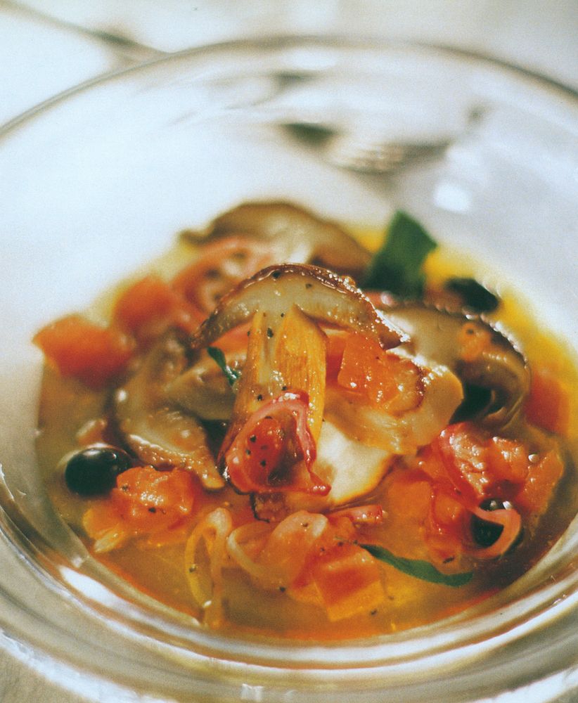 Porcini ‘Under Oil’ from A Passion for Vegetables by Paul Gayler