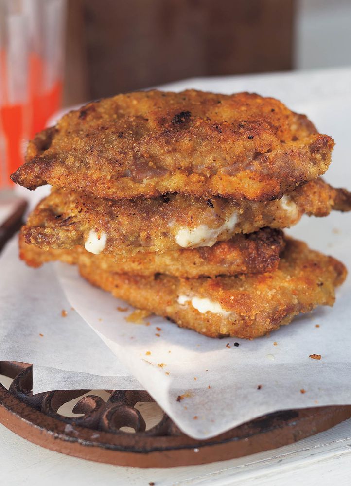 Escalopes with Ham & Cheese from Apples for Jam by Tessa Kiros