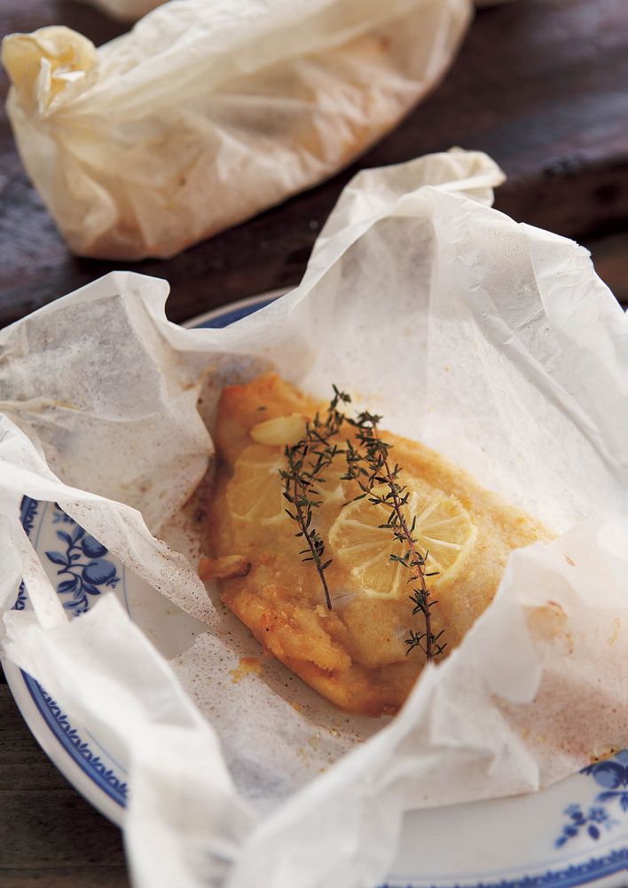Baked Fish Parcels from Apples for Jam by Tessa Kiros