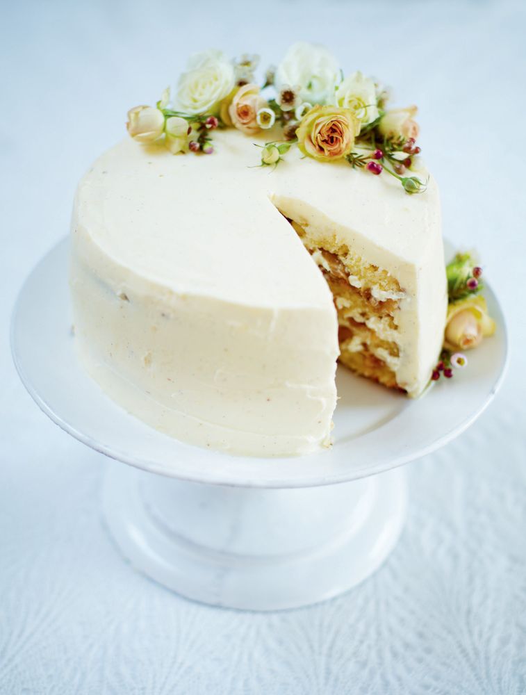 Elderflower and Gooseberry Cake from Around the World in 80 Dishes: Classic Recipes from the World's Favourite Chefs by David Loftus