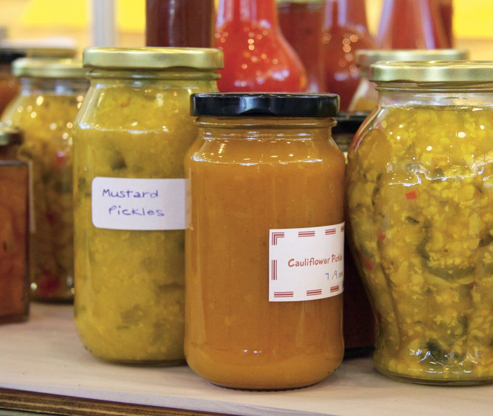 Mixed Mustard Pickle from The Australian Blue Ribbon Cookbook Stories