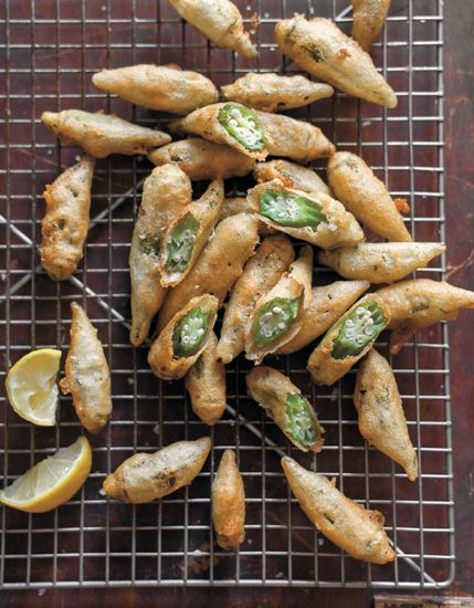 Italian-Style Fried Okra from Bountiful by Todd Porter and Diane Cu
