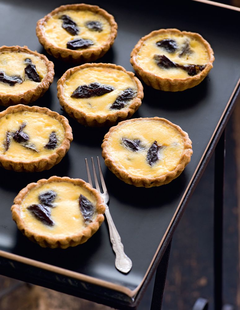 Custard Tarts with Prunes from Bourke Street Bakery by Paul Allam and