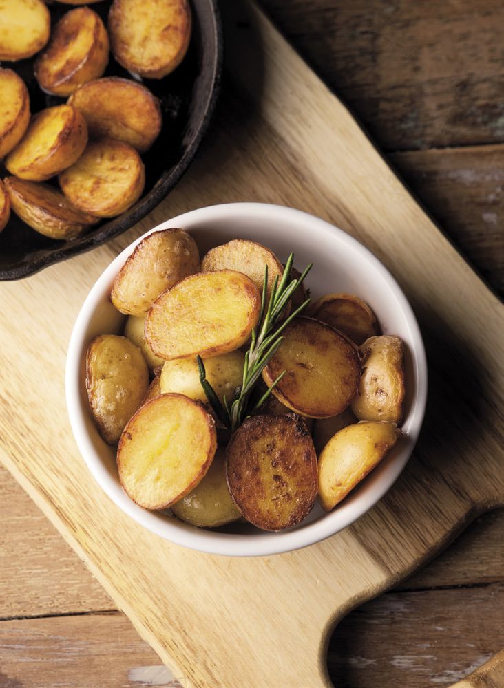 Confited Potatoes from The Bacon Bible by Peter Sherman