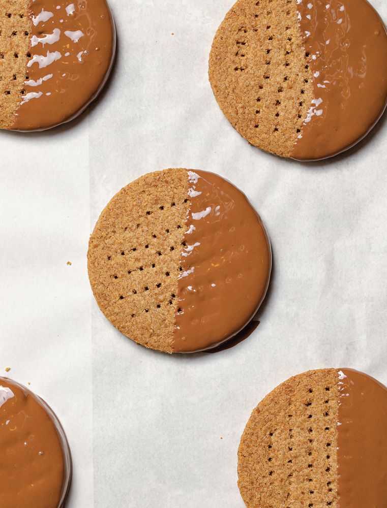 Milk Chocolate ‘Digestive’ Biscuits from Bad Girl Bakery by Jeni