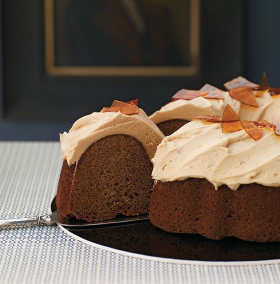 Burnt Sugar Bundt Cake with Caramel Rum Frosting from Baked