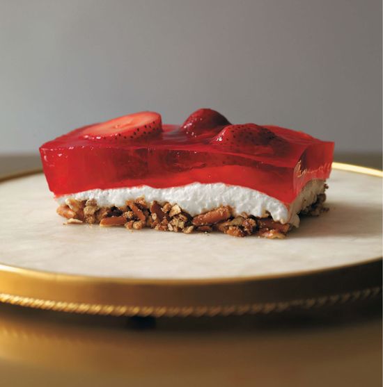 Strawberry Jell-O Salad from Baked Explorations: Classic American Desserts Reinvented by Matt Lewis