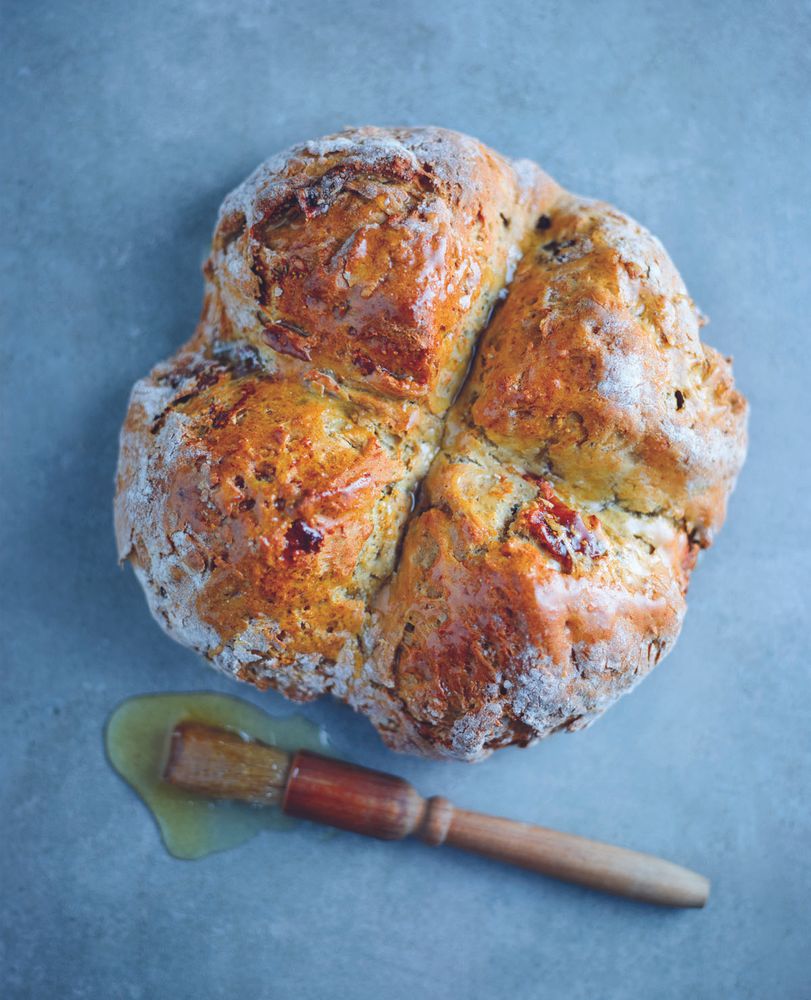 Fig & Rosemary Rye Soda Bread from Bake by Lorraine Pascale