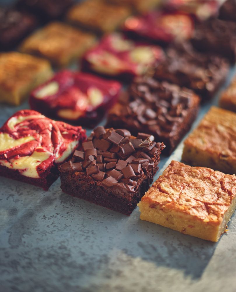 Chocolate Chip Brownies from Bake by Lorraine Pascale
