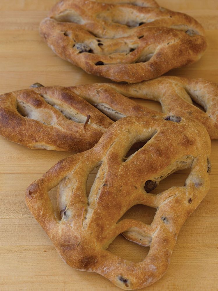 Fougasse aux Olives from Baking & Pastry Mastering the Art and Craft