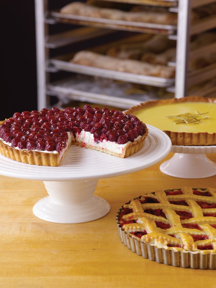 Raspberry Mascarpone Tart from Baking & Pastry Mastering the Art and