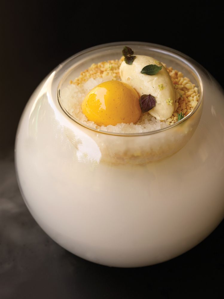 Bergamot Posset Dessert from Baking & Pastry Mastering the Art and