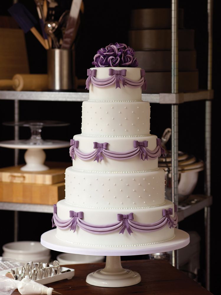 Drapes and Swags Cake from Baking & Pastry Mastering the Art and Craft