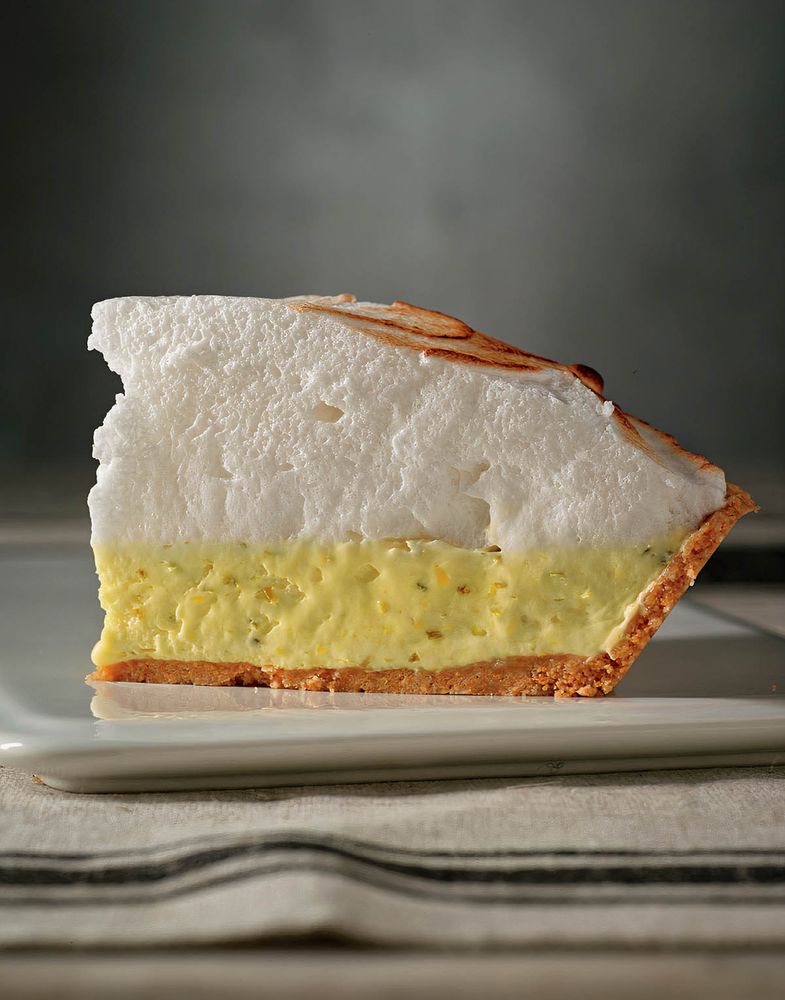 Frozen Lime Meringue Pie from The Baking Bible by Rose Levy Beranbaum