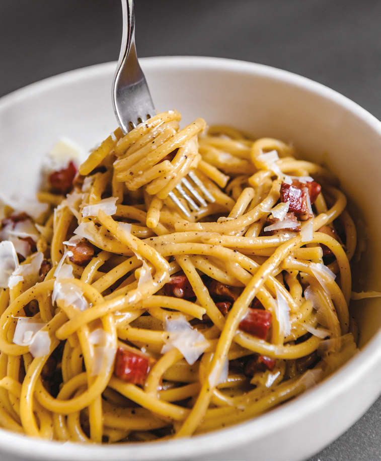 Pasta Carbonara from The Barbuto Cookbook CaliforniaItalian Cooking from the Beloved West
