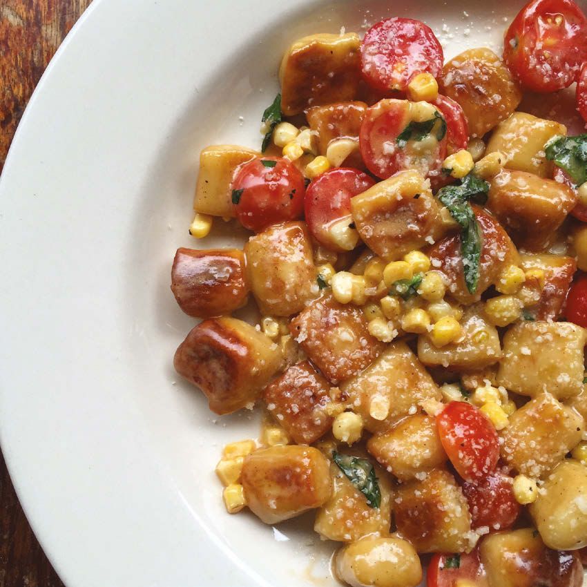 Corn and Tomato Gnocchi from The Barbuto Cookbook CaliforniaItalian