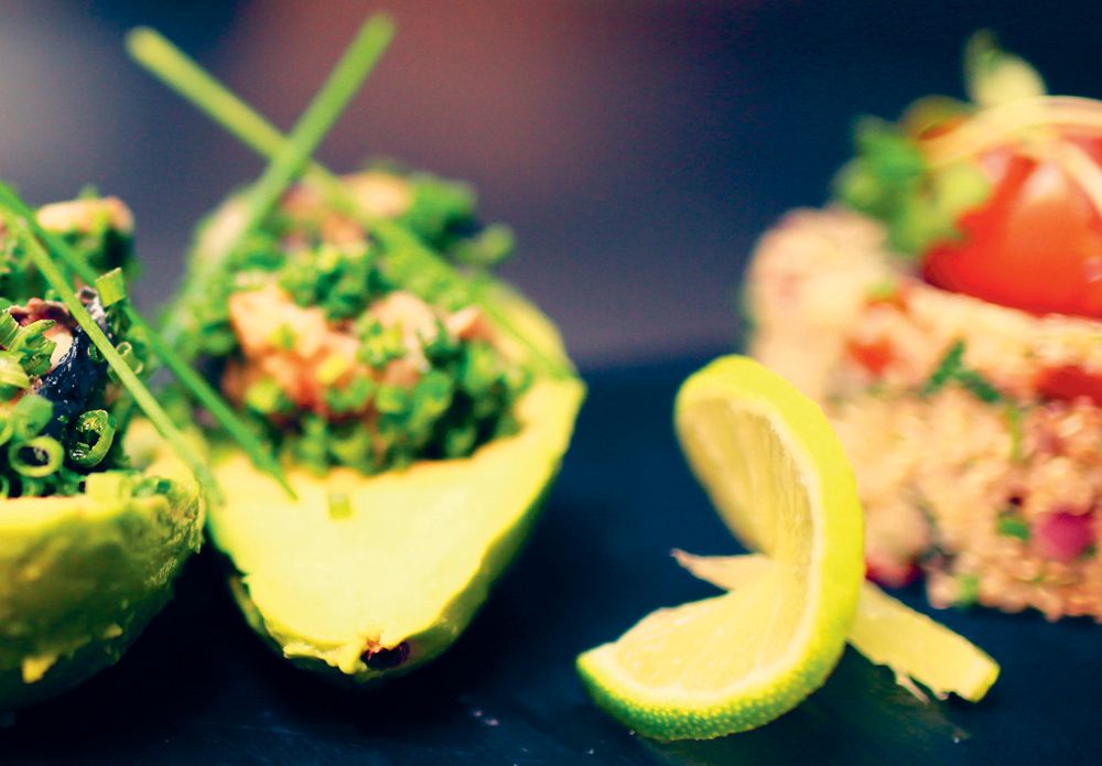 Quinoa Tabbouleh with Sardine Tops and Avocado from The Best I(n) Can