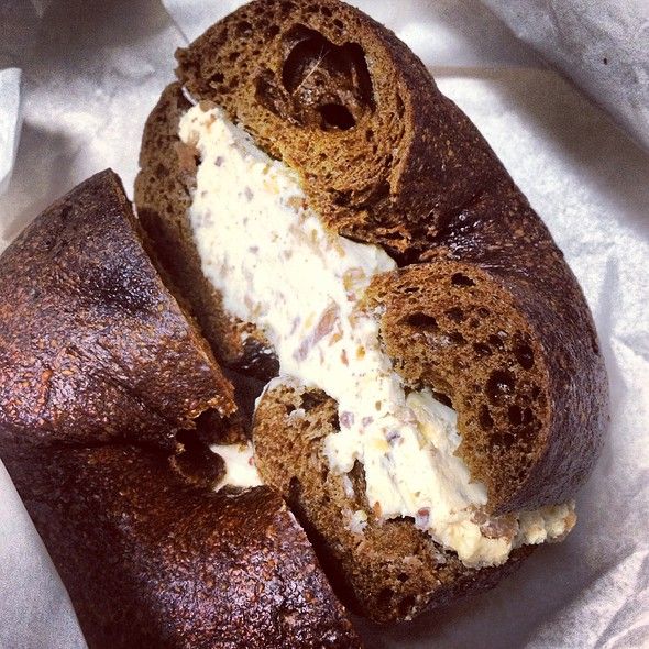 Dark Rye and Currant Pumpernickel Bagels from Best Bagels by Marcy Goldman
