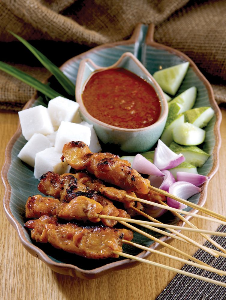 Malaysian Satay with Peanut Sauce from The Best of Chef Wan Volume 1: A ...