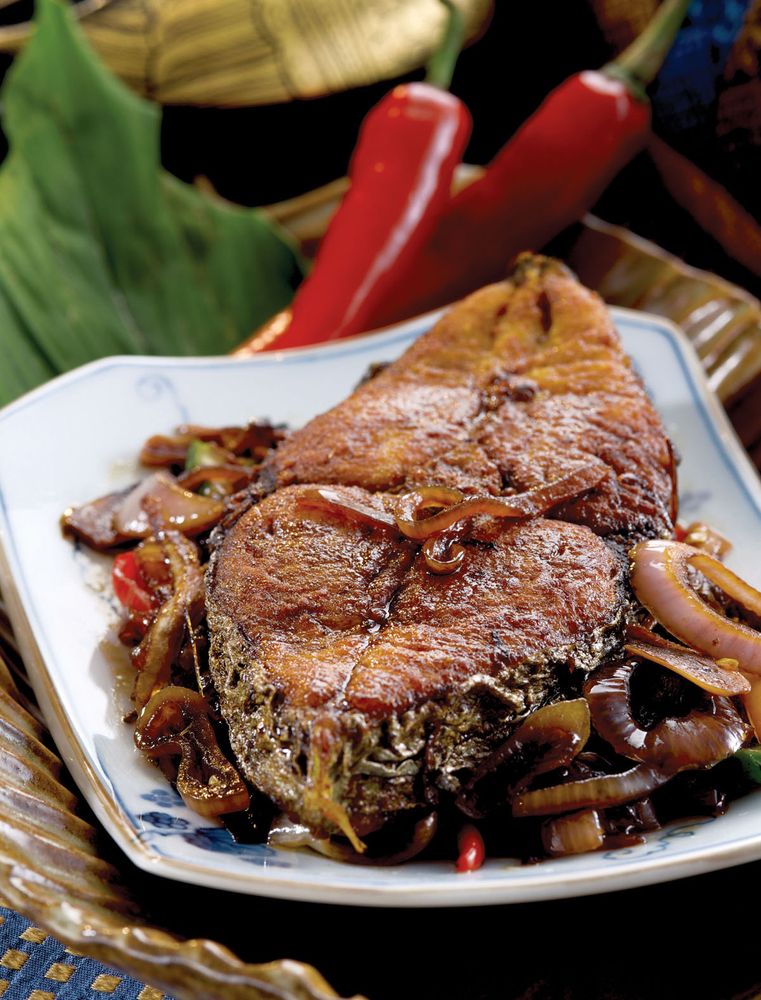 Spanish Mackerel in Soy Sauce from The Best of Chef Wan Volume 1 A Taste of Malaysia by Chef Wan