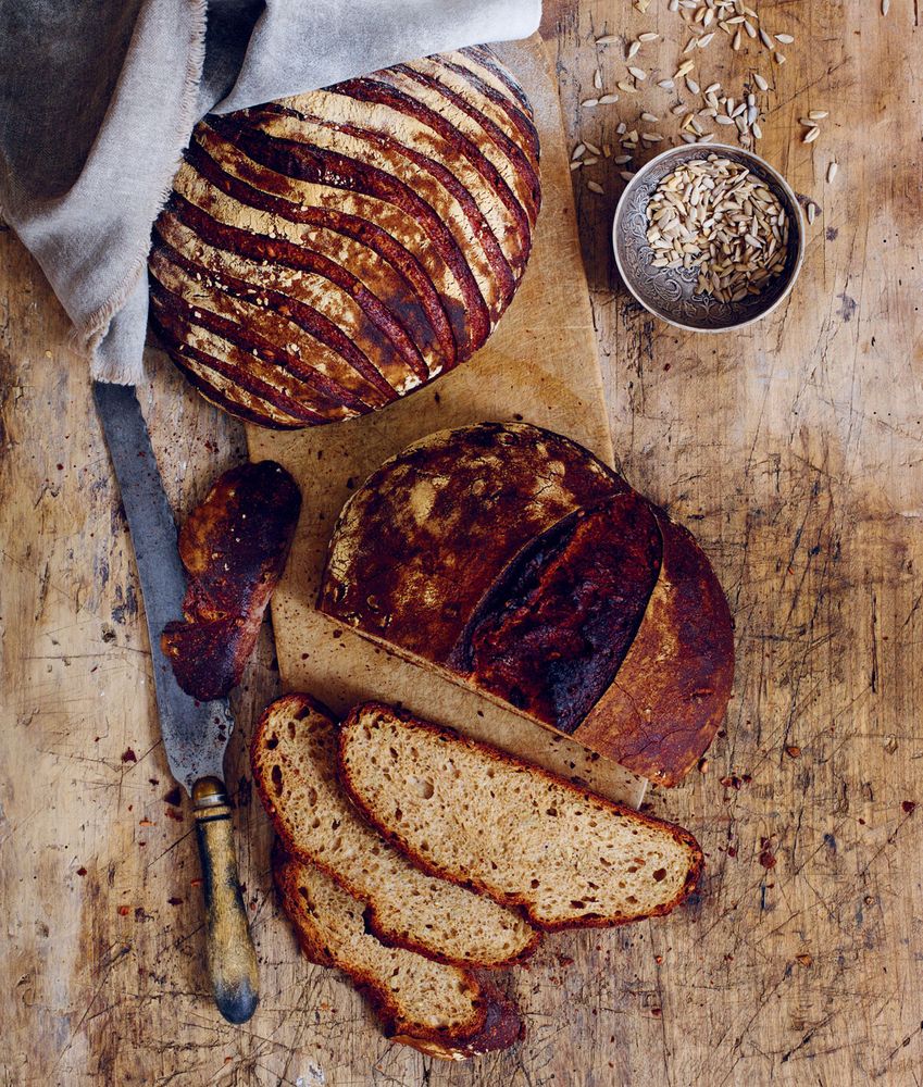 Sunflower Rye Bread from Bien Cuit The Art of Bread by Zachary Golper