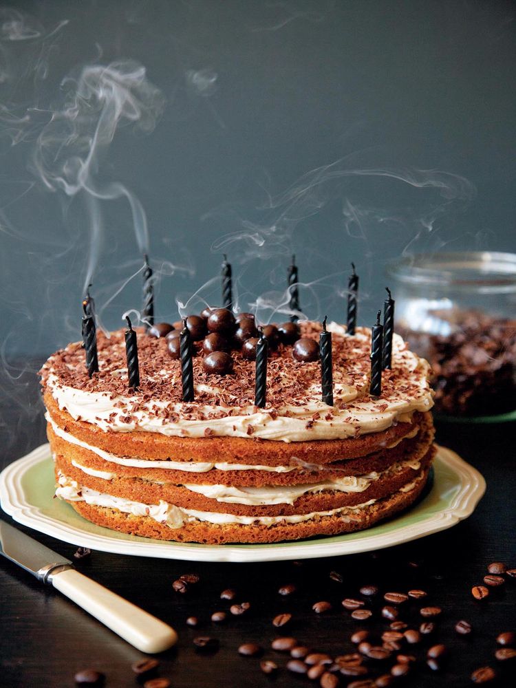 Tiramisu Cake from The Birthday Cake Book by Fiona Cairns